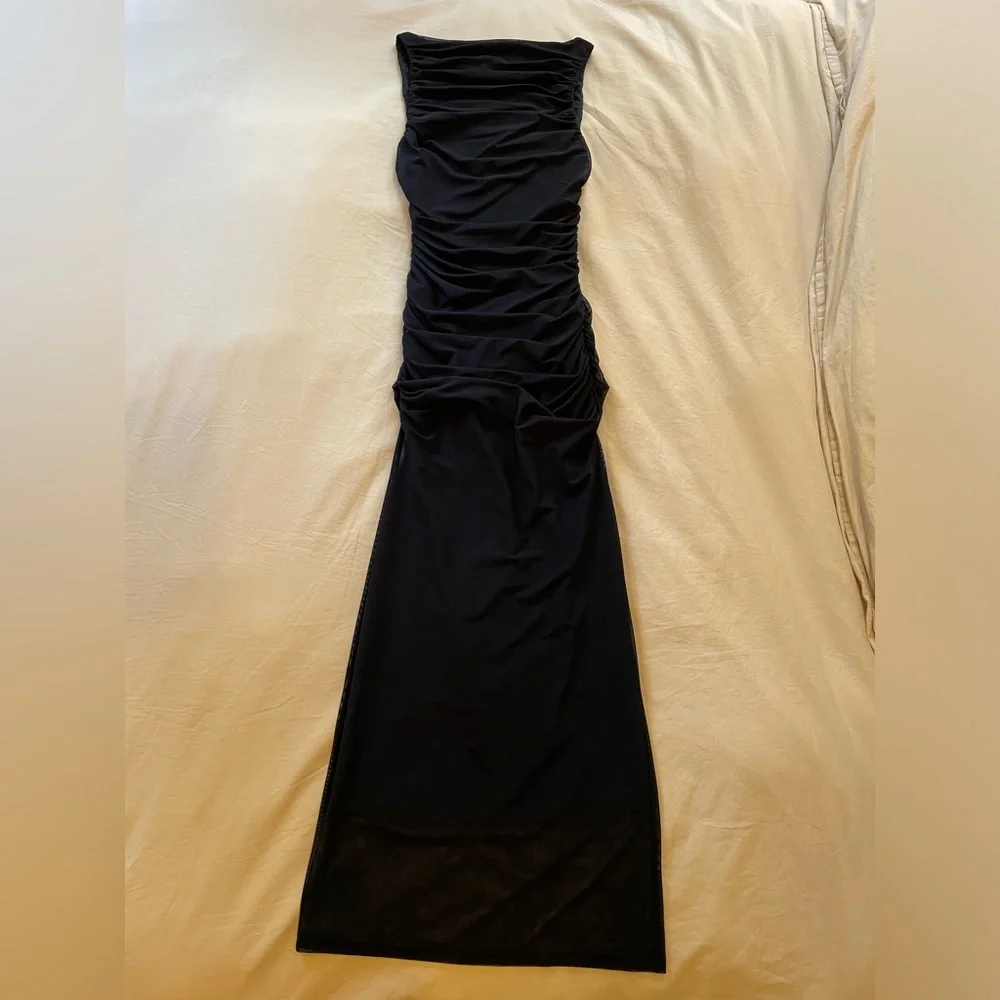 SIGNIFICANT OTHER, Saria ruched knit-jersey midi dress, US 2 - Picture 5 of 8